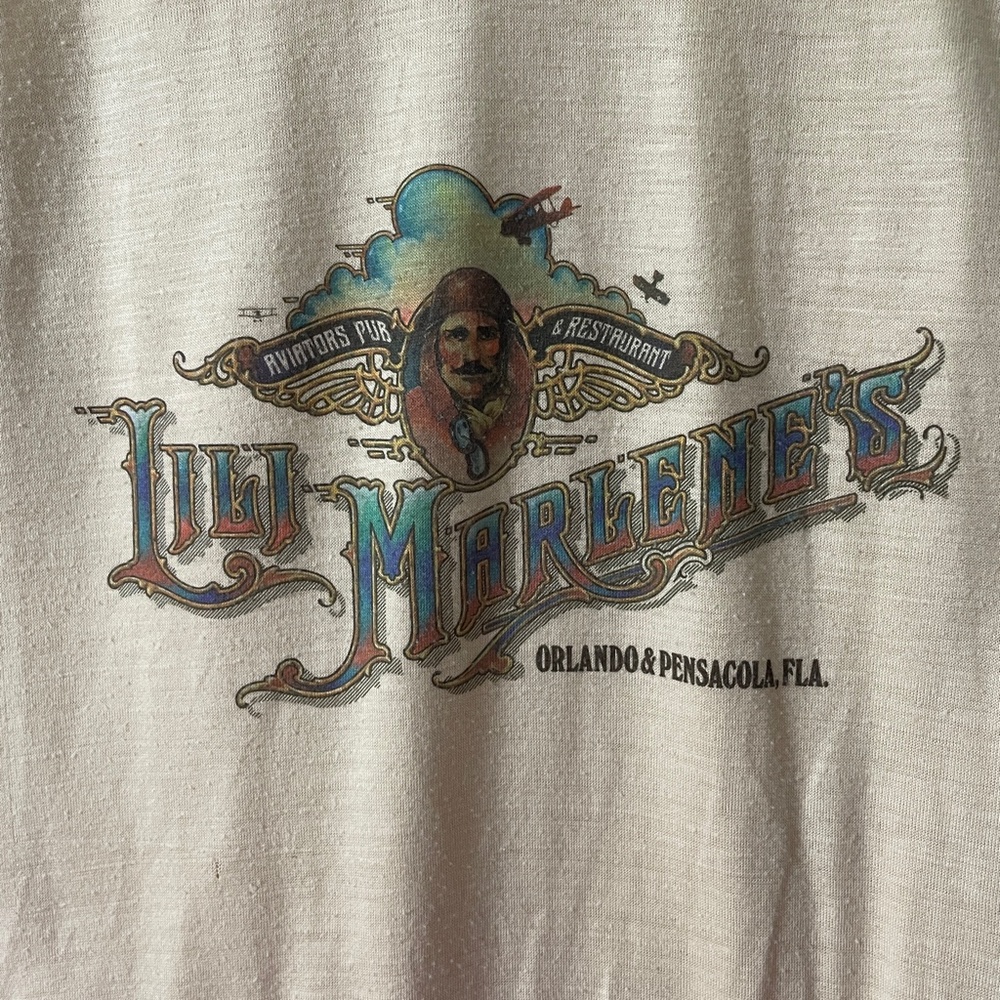 VINTAGE LILI MARLENE'S AVIATION PUB TEE